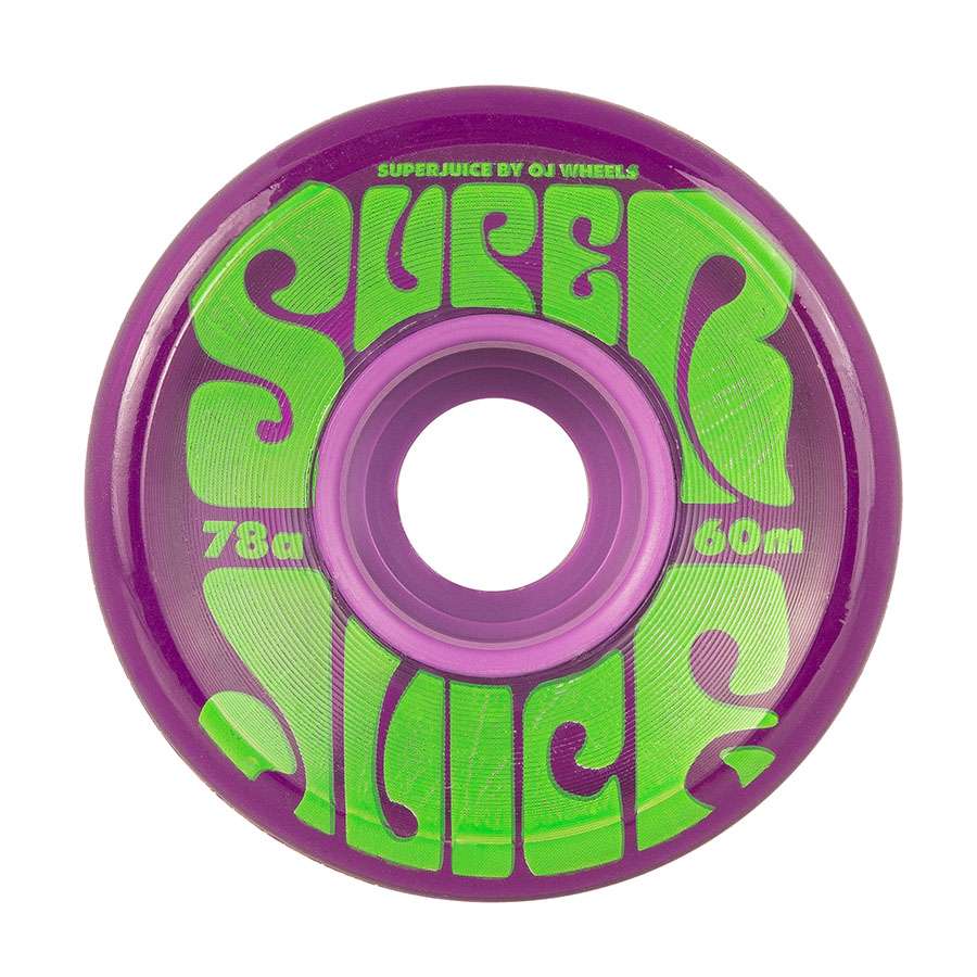 OJ III Skateboard Cruiser Wheels Super Juice Blue/Pink Swirl 60mm 78A