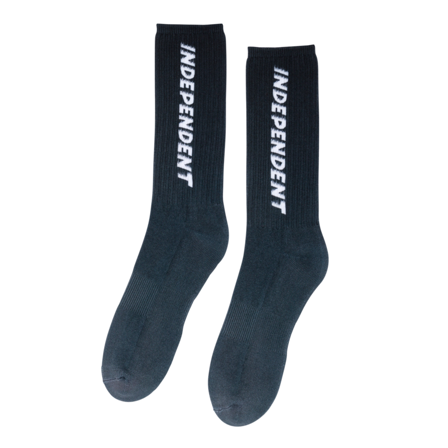 FREE SHIPPING! Men's Array Crew Socks Blue Navy Independent Truck Co 
