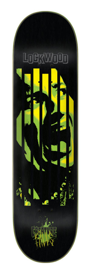 Lockwood Scream VX Skateboard Deck 8.25in x 32.04in Creature