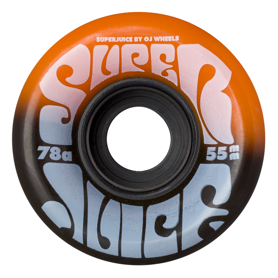 OJ WHEELS Oj Iii Hot Juice Mini 78a 55mm Trans Black Skate Wheels 