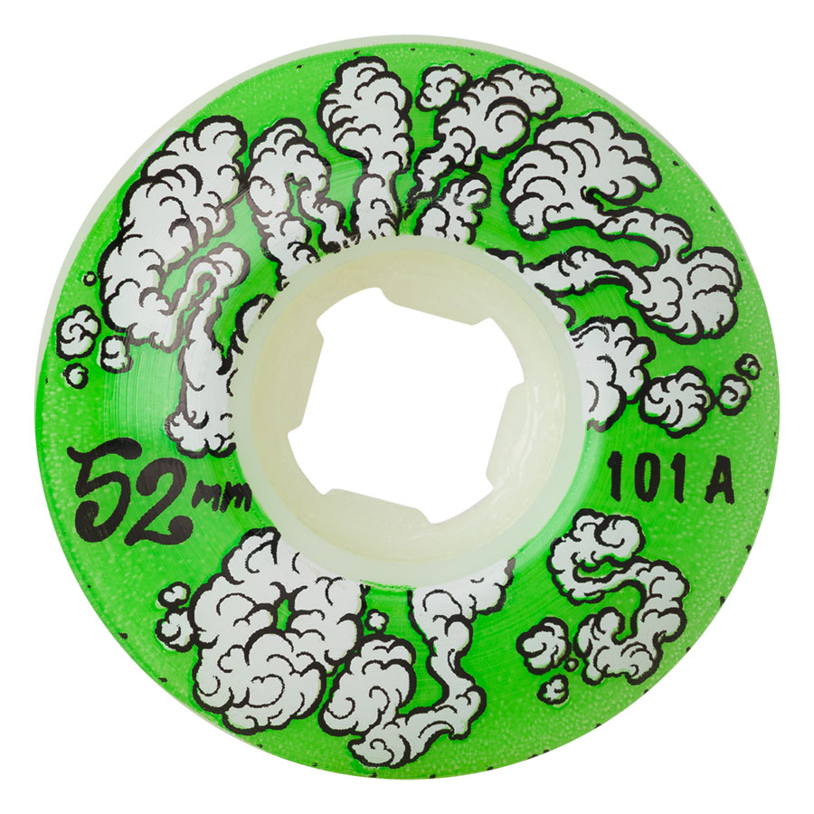 Roues De Skate OJ Wheels Original Hardline Team 99A – 53mm – Blanc/Violet/Jaune (Neuf)