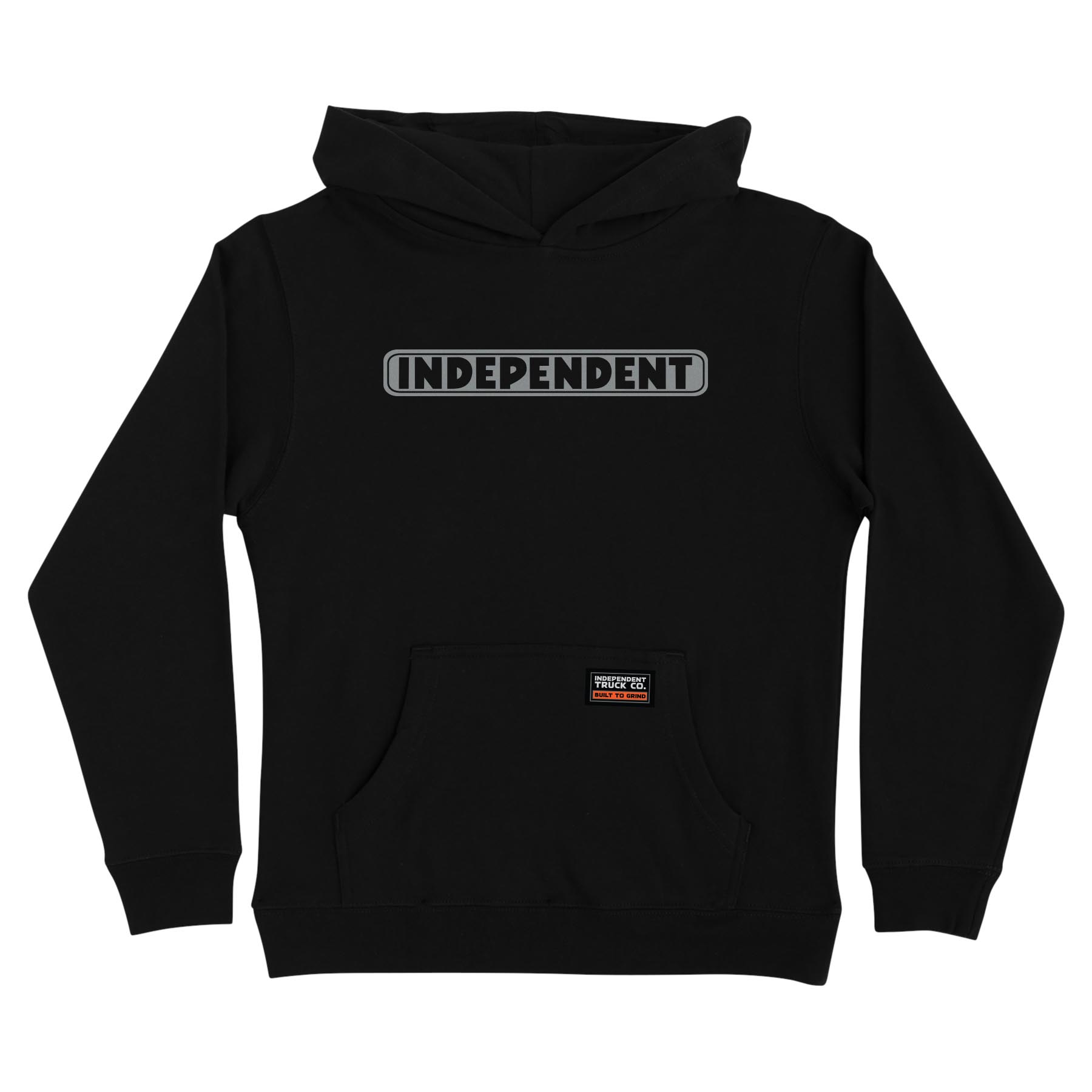 Independent Bar Logo Reflective Youth Hoodie