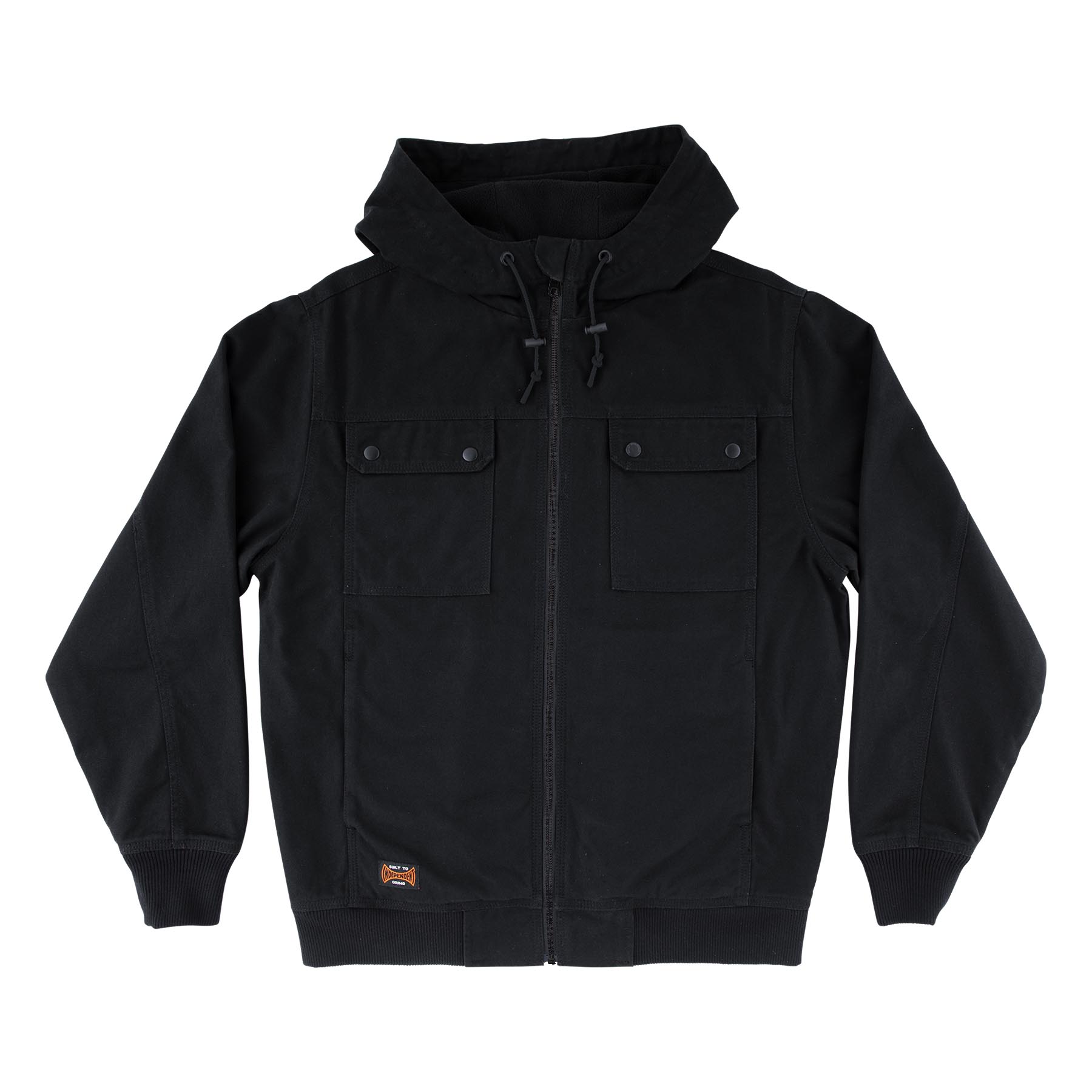 Independent Built To Grind Hooded  Canvas Work Jacket